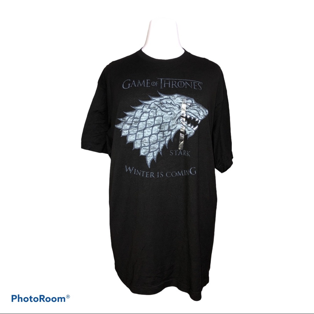 Game Of Thrones Graphic Black Shirt
